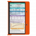 WhiteCoat Clipboard® - Orange Pediatric Infant Edition